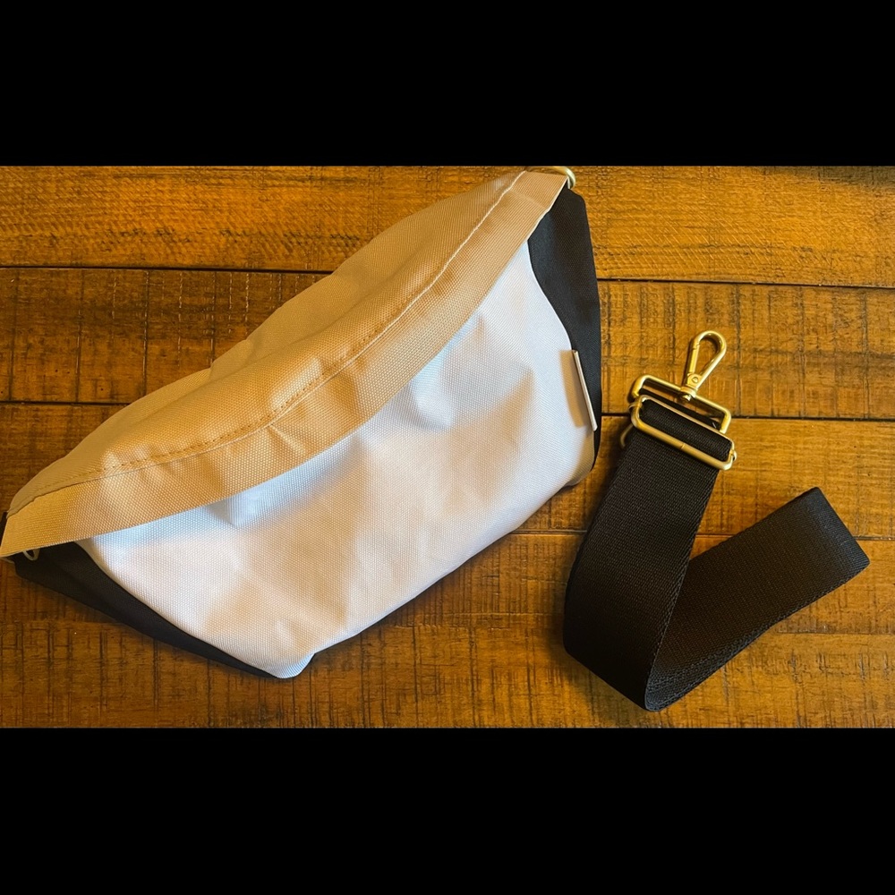 Canvelle Limited Edition Black Cream and White Classic Fanny Pack